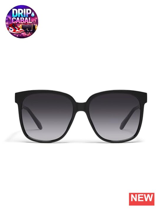 QUAY Wide Awake Square Sunglasses Women Non Polarized UV Protection